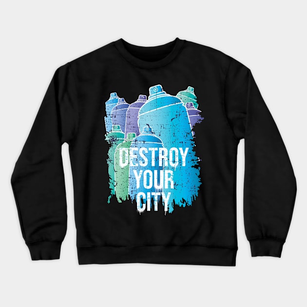 Destroy Crewneck Sweatshirt by Metrolab